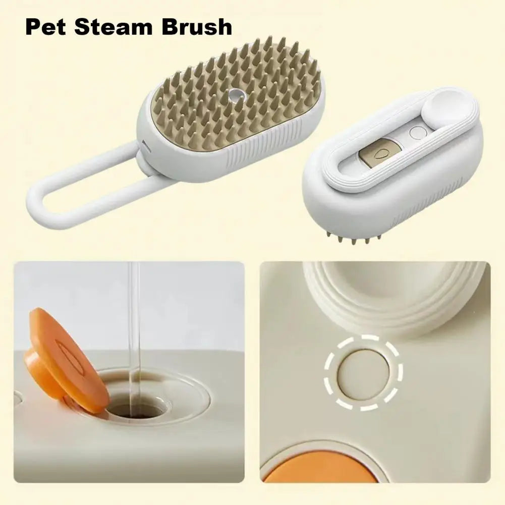 Pawgroompros® #1 Steam Brush Pet Massage Comb 3 in 1