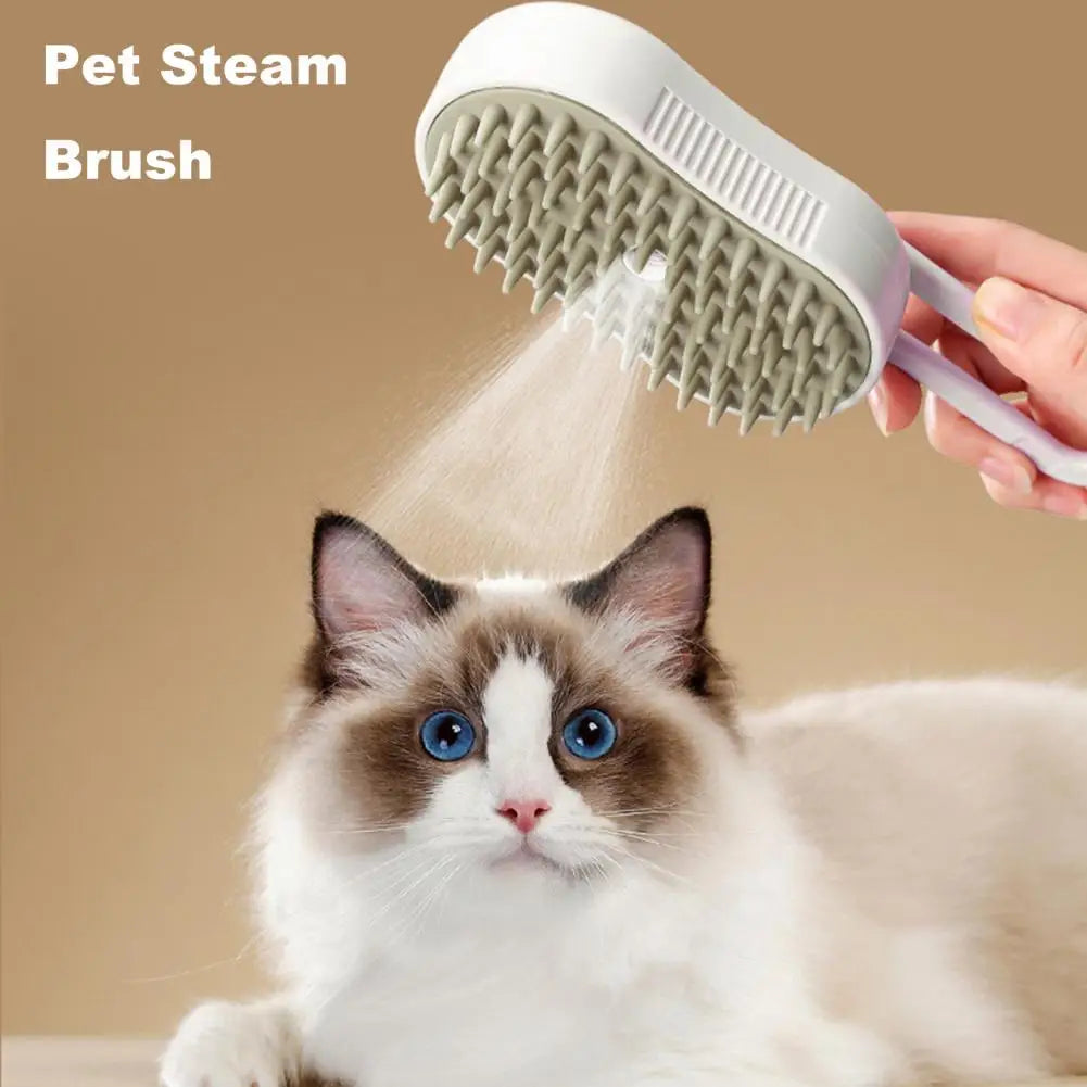 Pawgroompros® #1 Steam Brush Pet Massage Comb 3 in 1